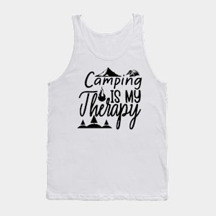 Camping is my therapy Tank Top